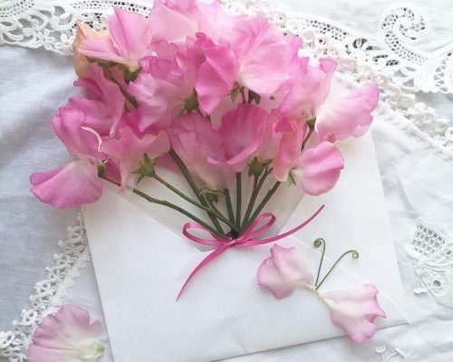花と手紙
